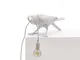 SELETTI Lampada LED da terrazza Bird Lamp, giocosa bianco