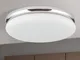 ORION Plafoniera LED James con telaio metallico, cromo