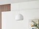 Lucande Lythara LED sospensione bianco satin Ø40cm