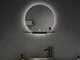  MIRO Specchio da parete a LED CCT Ø50cm Backlight