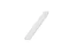 Bianco banda di silicone gomma spugnosa lunghezza 25x15mm 1m