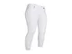 HKM Penny Easy 9064 - Pantaloni da Equitazione da Bambina, con Ginocchia, Colore: Bianco/B...