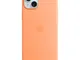 Apple Custodia MagSafe in silicone per iPhone 15 Plus - Aranciata ​​​​​​​
