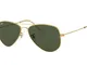 Ray-Ban RB 3044 Occhiali da Sole, Oro (Gold), 52 mm Unisex-Adulto