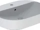 Geberit VariForm Lavabo da appoggio ellittico, 600x450mm, con Foro per Rubinetto, con trop...