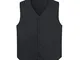 Top Tie Gilet da Uomo, Canottiera Unisex con Bottoni, Smanicato Gilet per commesso del sup...