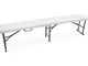 Galileo Casa 2192036 Set 2 panchine Pieghevoli Bianche