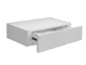 GICOS IMPORT EXPORT SRL 1 Mensola Cassetto Sospeso da Parete Scaffale in Legno MDF Bianco...