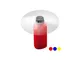 BigBuy Gadget Mini Ventilatore portatile 144158, Rosso, Medio