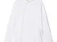 Name It NKMFRED LS Slim Shirt Noos Camicia, Bianco, 134 cm-140 cm Bambino