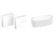 Meliconi Ghost Cube Cover Sistema Copricavi Componibile, Bianco & D-Line EU/CTUSMLW/SW, Ra...