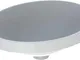 Geberit VariForm lavabo da Incasso Ovale, 500x400mm, Senza Foro per Rubinetto, Senza tropp...