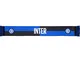 Inter Sciarpa Nuovo Logo A Scacchi, Poliestere, Unisex Adulto, Nero/Blu, Taglia Unica