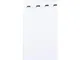 Esidra Morris A03 Appendiabiti, Legno massello, Bianco, 64 x 22 x 145 cm