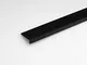 Profilo da 1 Metro Angolare Elle Pvc Nero Mm 40x10x1