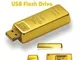 Pendrive USB Stick Lingotto d' oro imitazione 8 GB