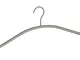 WENKO Gruccia Steel - gruccia appendiabiti, Acciaio inossidabile, 45 x 16 x 1.2 cm, Argent...