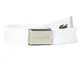 Lacoste RC2012 Cintura, Blanc, 110 cm Uomo