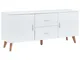 vidaXL Credenza Pratica Decorativa con Cassetti e Scomparti Armadietto Basso Consolle Madi...