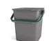 Kis Smart Container Bio Compost, 25.5 x 23 x 25 cm, Grigio