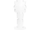 iPLEX - Elemento Decorativo a Forma di Cactus in plexiglass Bianco Pieno 60x34x34 cm - Arr...