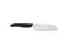 Kyocera KyoFine Coltello Mini Santoku, Lama Bianca, Multiply, Nero, 20.1x15.1x10.1 cm