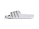 adidas Adilette Aqua Slides, Unisex - Adulto, ftwr white/platin met./ftwr white, 39 1/3 EU