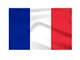 Bandiera Francia, Bandiera Nazionale Francese, Misura 145X90cm, Tessuto Poliestere Con Pas...