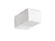 Vivida Tender - Applique da Parete Esterno 9W, Lampada a Cubo Led da Muro, Colore Bianco