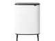 Brabantia Pattumiera, Bianco, 60 Litri