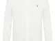 Ralph Lauren Camicia da uomo, vestibilità slim fit, in cotone Oxford bianco M