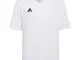 adidas ENT22 JSY Y, T-Shirt Unisex-Bambini, Bianco, 1112