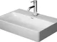 Lavabo Duravit DuraSquare, lavabo per mobili Compact 60x40cm, 3 Fori per Rubinetto, Senza...