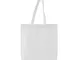 Eurofides® 100 Shopper Borse TNT Manico Lungo cm. 38x42 Colore Bianco