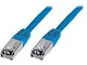 Digitus 5m Cat5e SF/UTP cavo di rete SF/UTP (S-FTP) Blu