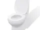 vidaXL WC Toilette in Ceramica Bagno Bianco Soft Close Sanitari Vaso Scarico