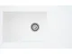 Respekta lavello da cucina Denver in mineralite color bianco / Lavello da incasso con 1 va...