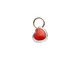 Queriot/Love / ciondolo micro cuore con smalto rosso/argento e oro rosa 9 kt/ref. F17REDLO...