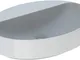 Geberit VariForm Lavabo da appoggio Ovale, 600x450mm, con Foro per Rubinetto, Senza troppo...