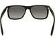 Ray-Ban Occhiali da sole Justin in gomma nera, Moderni RB4165 602488 55