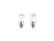 SET di 2 LAMPADINE LED Special T26 E14 PEGASO, 3.5W 280 Lumen, per Frigorifero, Cappa, Lam...