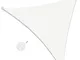 SUNNY GUARD Tenda a Vela Triangolare 3x3x3m Impermeabile,Vela ombreggiante parasole Protez...