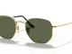 Ray-Ban RB 3548n Occhiali da Sole, Oro (Gold), 54 mm Unisex-Adulto