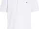 Tommy Hilfiger Maglietta Polo Maniche Corte Bambino in Cotone Bio, Bianco (Bright White),...