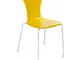 Iplex Design Neglige Chair Sedia in Plexiglass Colore Pieno, Giallo Coprente