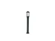 Lampioncino da esterno palo illuminazione da giardino 83 cm nero