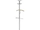 Appendiabiti da Piede DKD Home Decor Argento Acciaio Legno di gomma (45 x 42 x 180 cm)