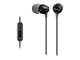 Sony Mdr-Ex15Ap - Cuffie In-Ear con Microfono, Auricolari in Silicone, Nero