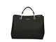 Emporio Armani SHOPPER STAMPA CERVO NERA DIMENSIONI 37,5X27X11,5