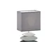 Fischer & Honsel Liner 50425 - Lampada da tavolo, paralume in tessuto, 17,00 x 10,00 x 29,...